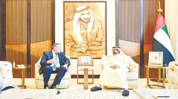 رئيس لجنة الدفاع بالوطني الاتحادي يستقبل مبعوث الخارجية السويسرية